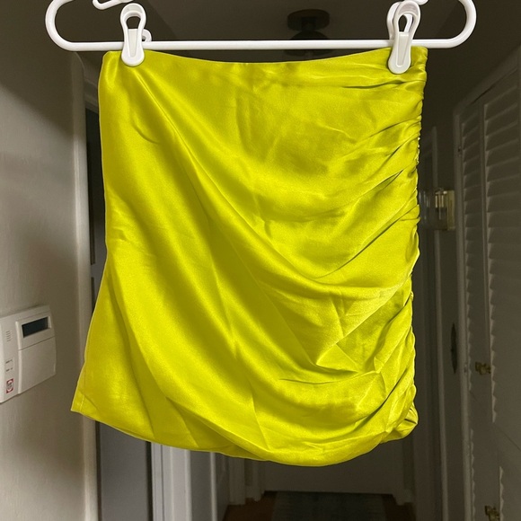 EUC THE SEI SILK RUCHED MINI SKIRT - Picture 4 of 7